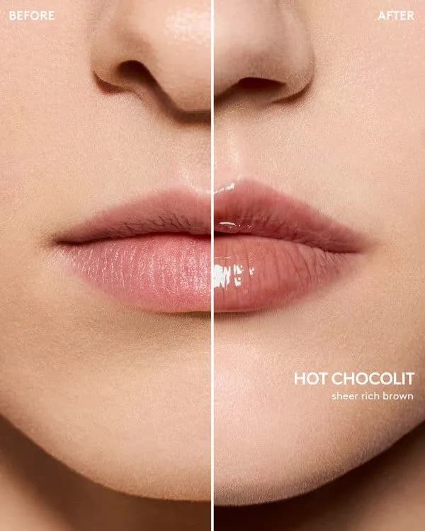 لیپ گلاس فنتی بیوتی رنگ HOT CHOCOLIT — تصویر ۸