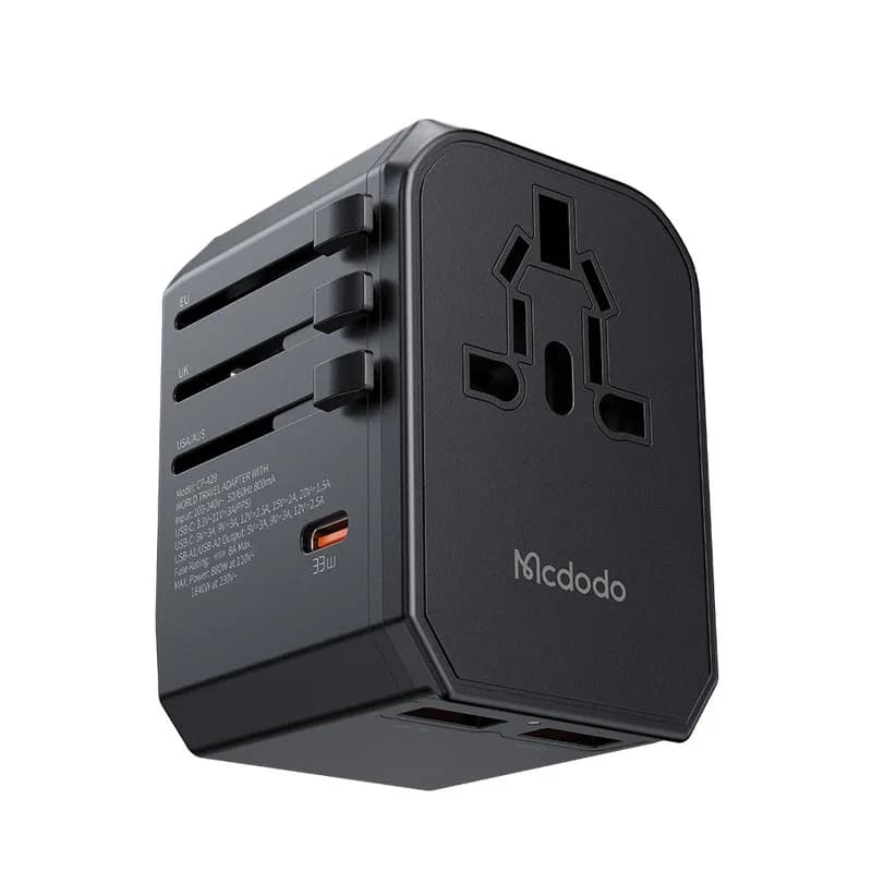 شارژر دیواری و مبدل برق مک دودو Mcdodo CP-429 توان 33 وات