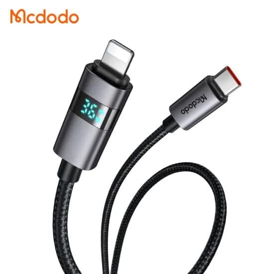 کابل لایتنینگ به Type-C مک دودو Mcdodo CA-6570 دارای قطع کن خودکار طول 1.2 متر توان 30 وات — تصویر ۲