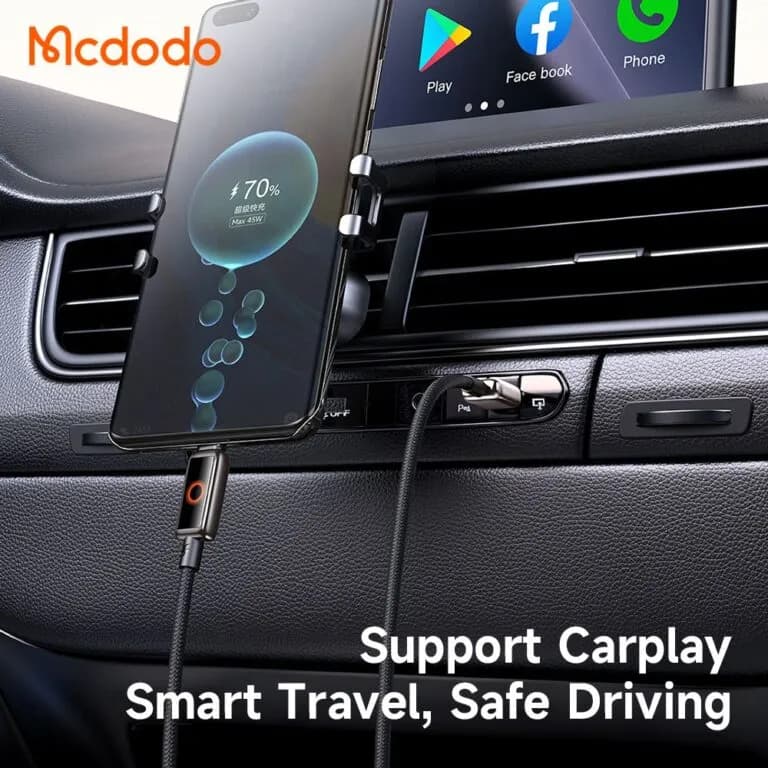 کابل Type-C مک دودو Mcdodo CA-6650 طول 1.2 متر توان 100 وات — تصویر ۵