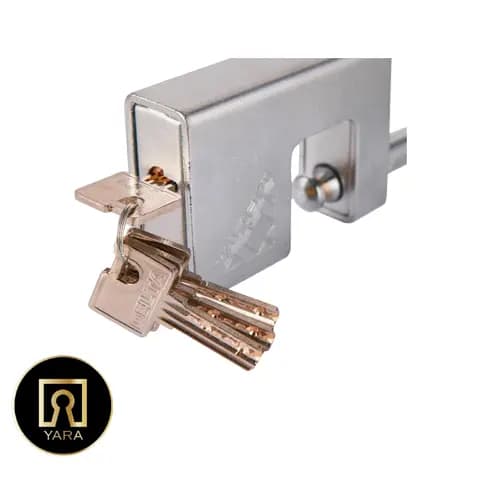 قفل کتابی دلتا 98 میلیمتری روکش فولاد کد A200098 — تصویر ۴