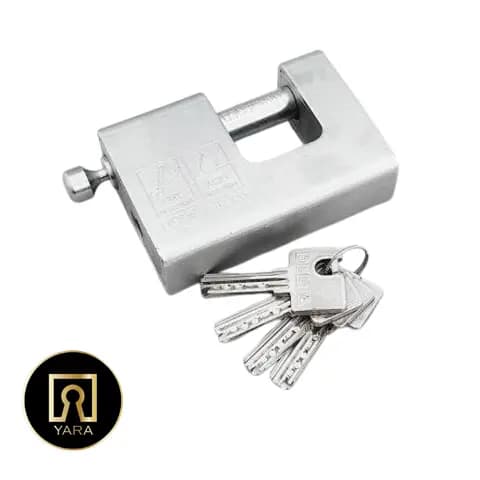 قفل کتابی دلتا 98 میلیمتری روکش فولاد کد A200098