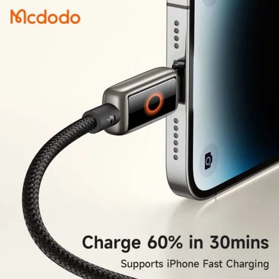 کابل لایتنینگ به Type C مک دودو Mcdodo CA-6670 طول 1.2 متر توان 36 وات — تصویر ۳
