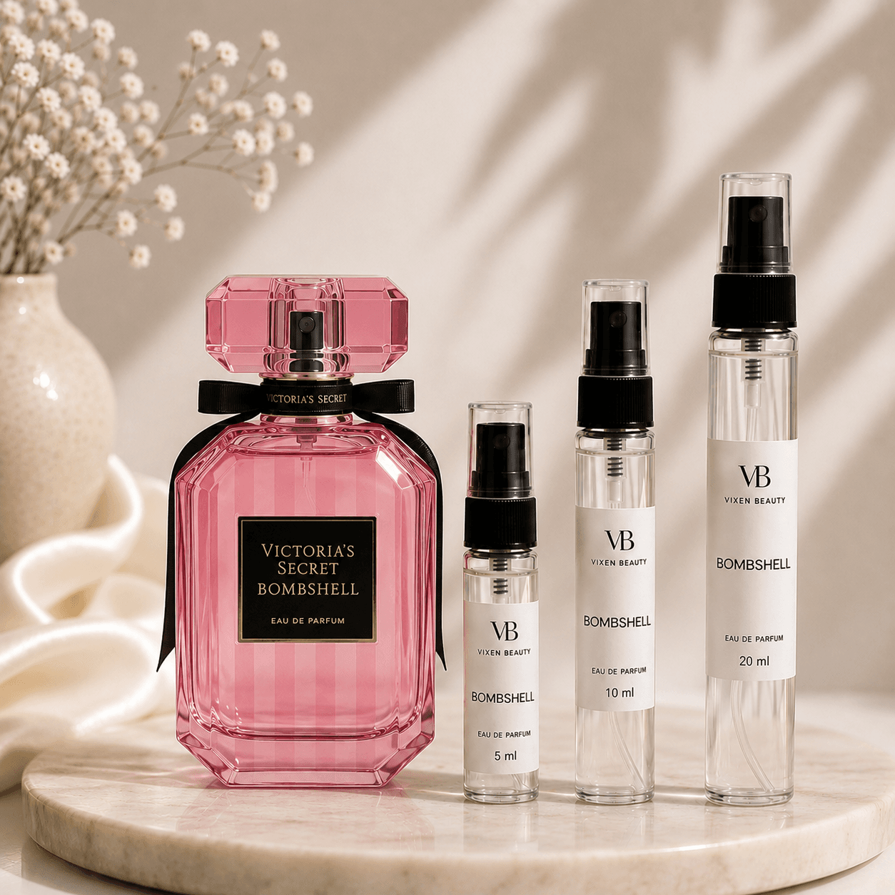 عطر گرمی ویکتوریا سکرت بامبشل | رایحه‌ای میوه‌ای، گلی و جذاب با ماندگاری بالا