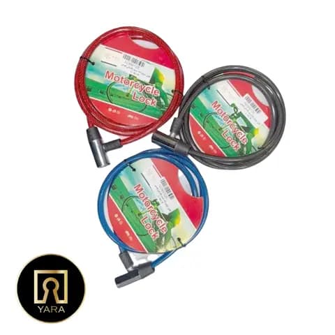قفل سیم بکسلی دوچرخه سایز 15 با طول 1200 میلیمتر — تصویر ۵