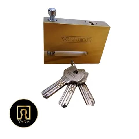 قفل کتابی برنجی دیسک موتور کد 1057 دلتا-DELTA — تصویر ۴