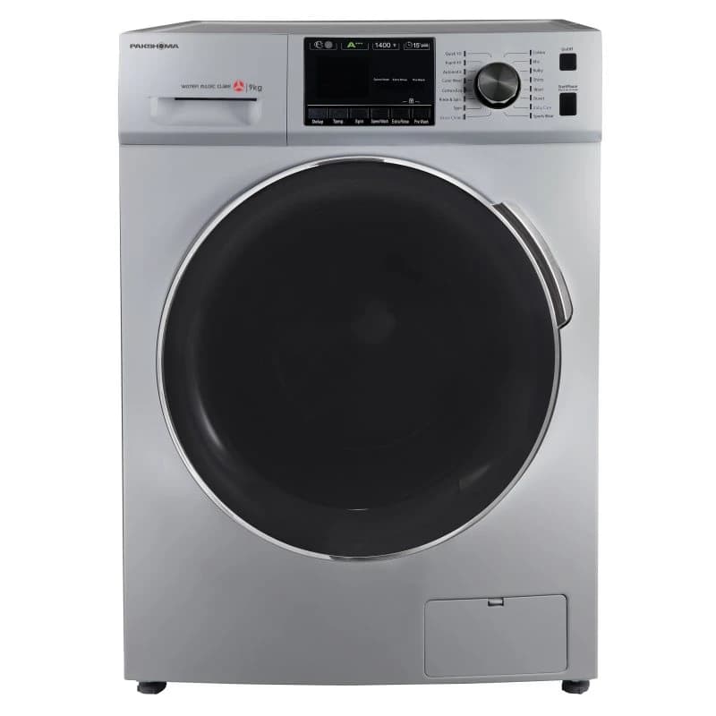 ماشین لباسشویی پاکشوما BWF-40904 ST سیلور 9 کیلویی