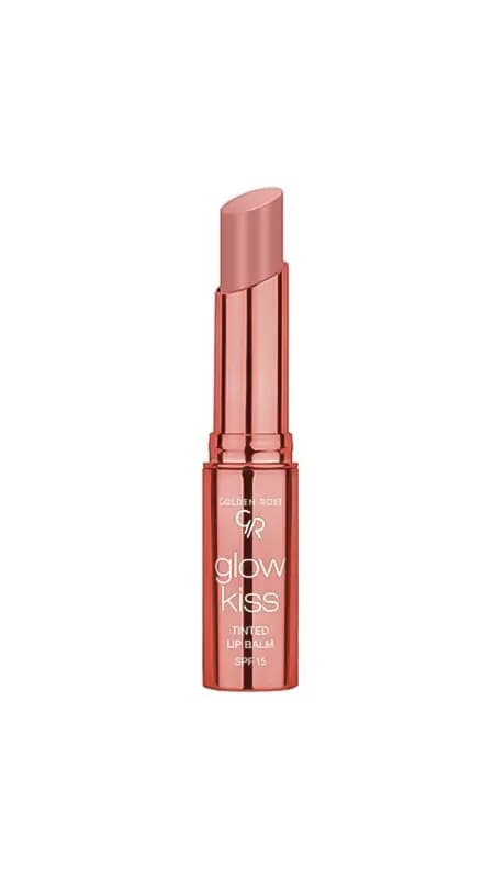لیپ بالم و تینت لب گلو کیس گلدن رز مدل GLOW KISS – شماره 01 (رنگ VANILLA LATTE)