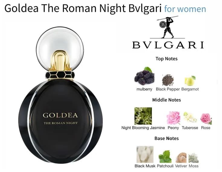 عطر ادکلن بولگاری گلدیا د رومان نایت زنانه اصل — تصویر ۸