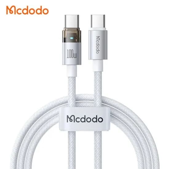 کابل Type-C به Type-C مک دودو Mcdodo CA-558 طول 1.2 متر توان 100 وات — تصویر ۴