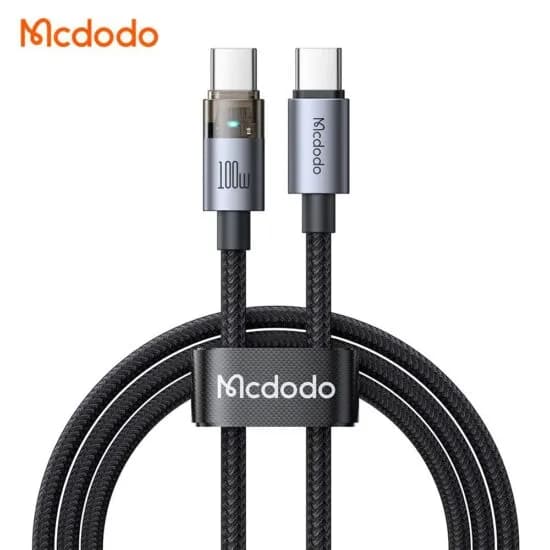کابل Type-C به Type-C مک دودو Mcdodo CA-558 طول 1.2 متر توان 100 وات — تصویر ۶