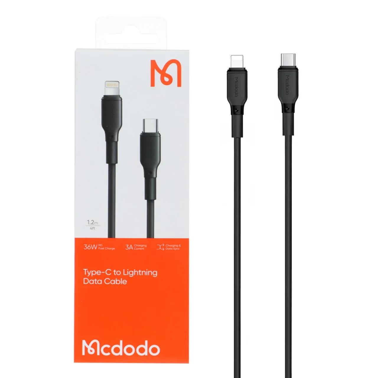 کابل لایتنینگ به Type-C مک دودو Mcdodo CA-7292 طول 1.2 متر توان 36 وات