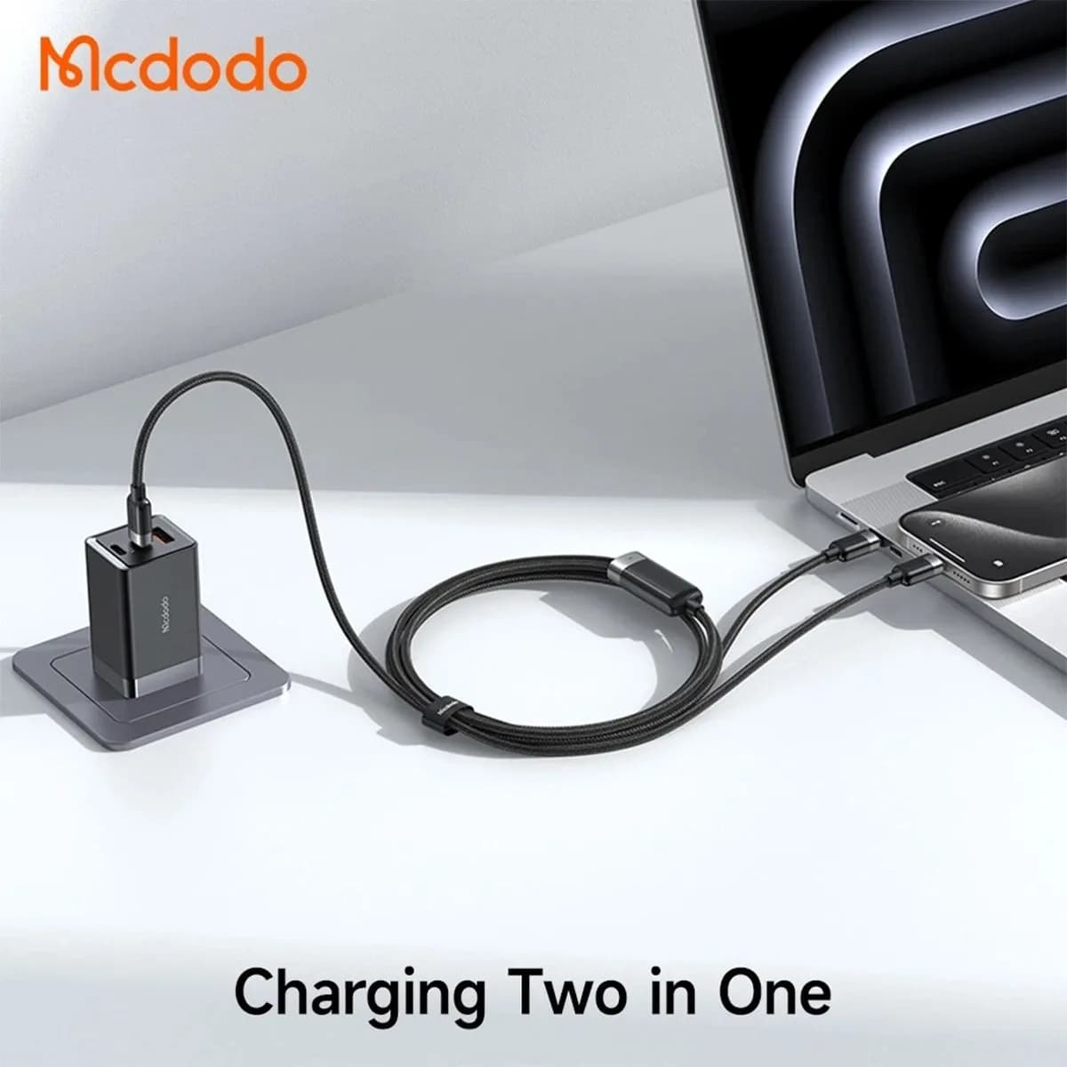 کابل دو سر Type-C مک دودو Mcdodo CA-678 توان 100 وات طول 1.5 متر — تصویر ۴