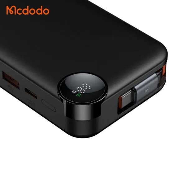 پاوربانک 10000 مک دودو Mcdodo Freego MC-3870 توان 30 وات همراه با کابل متصل — تصویر ۳