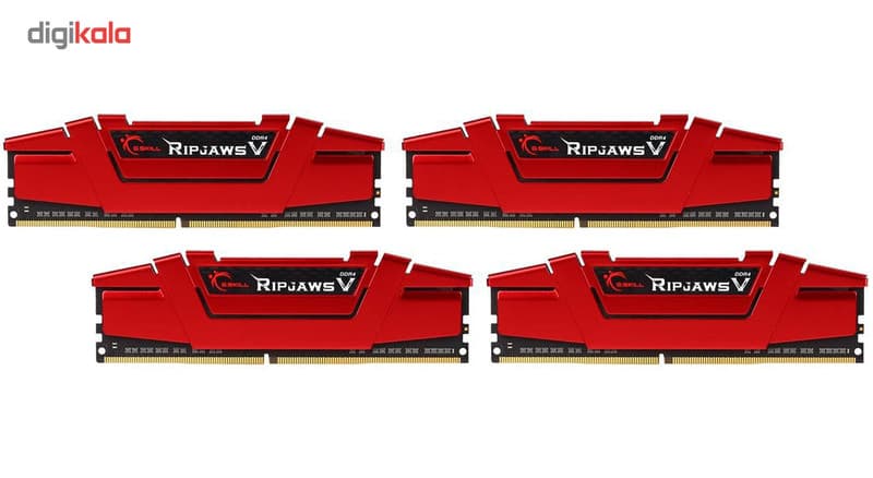 رم دسکتاپ DDR4 دو کاناله 2400 مگاهرتز CL15 جی اسکیل مدل RIPJAWS V ظرفیت 32 گیگابایت — تصویر ۳