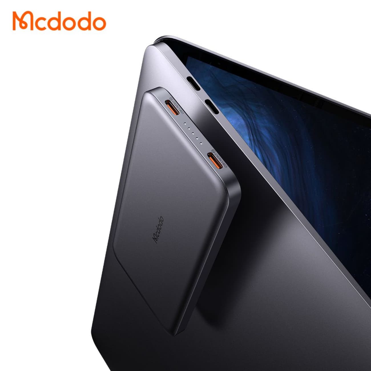 پاوربانک فوق نازک 10000 مک دودو Mcdodo MC-378 Metal Ultra Thin توان 20 وات — تصویر ۳