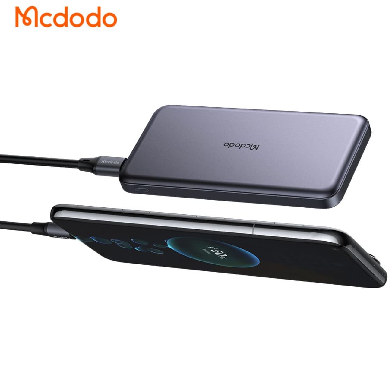 پاوربانک فوق نازک 10000 مک دودو Mcdodo MC-378 Metal Ultra Thin توان 20 وات — تصویر ۲
