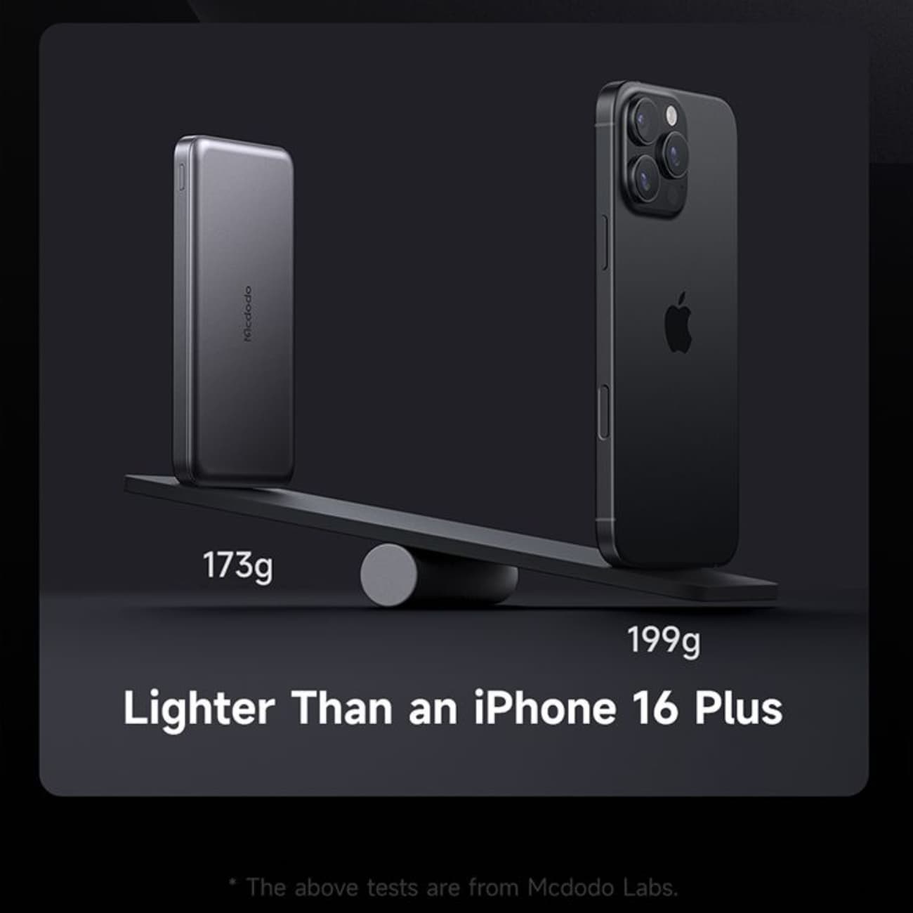 پاوربانک فوق نازک 10000 مک دودو Mcdodo MC-378 Metal Ultra Thin توان 20 وات — تصویر ۵