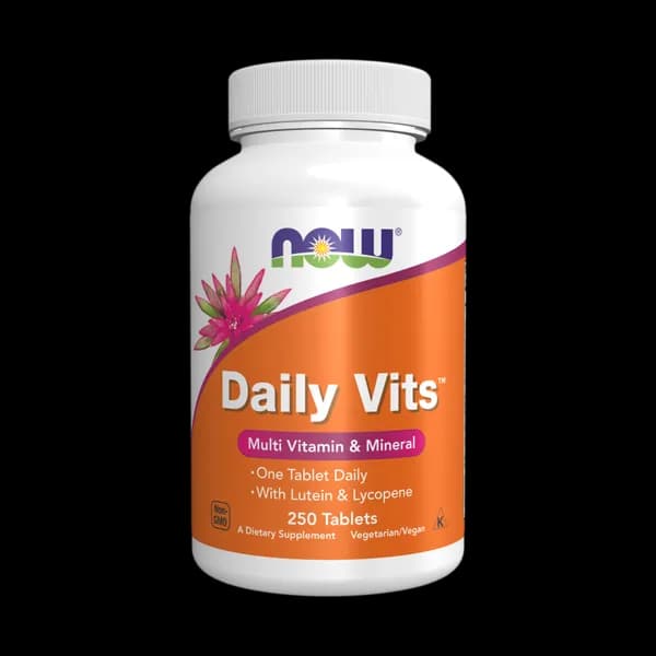 قرص مولتی ویتامین و مواد معدنی روزانه ناو فودز بسته 250 عددی (NOW Foods Daily Vits Multi Vitamin & Mineral 250 Tablets)