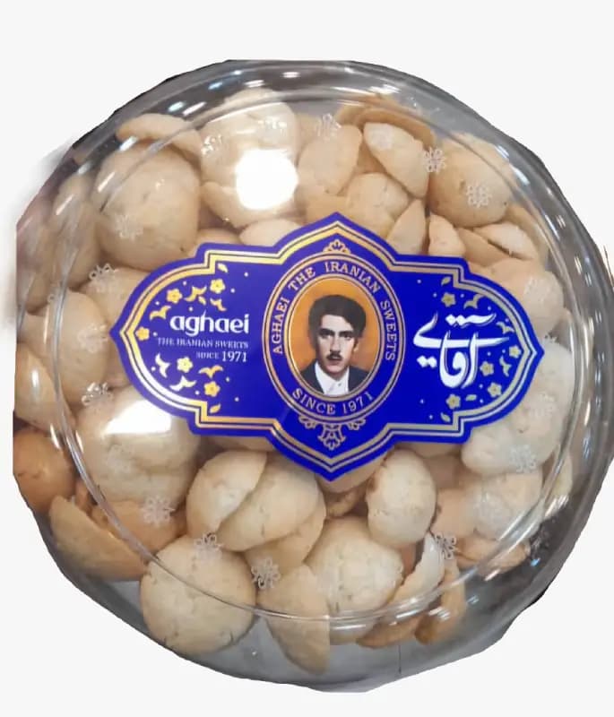 شیرینی کوکی نارگیلی برند آقایی