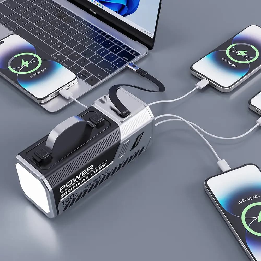 پاوربانک 50000 گرین لاین Green Lion Power Max توان 22.5 وات — تصویر ۲