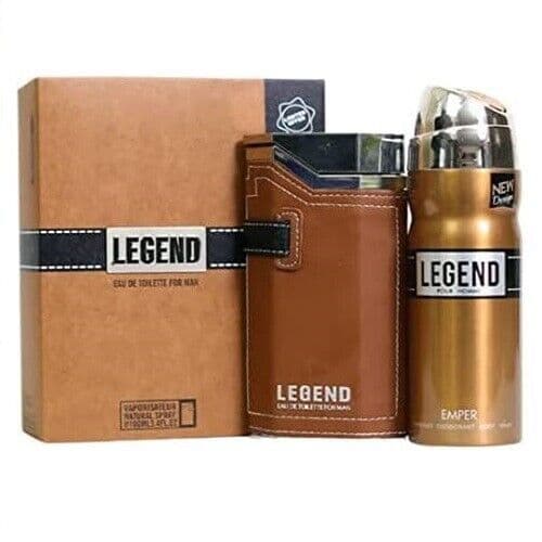 ادو تویلت مردانه Emper Legend به همراه اسپری بدن حجم ۱۰۰ میلی لیتر