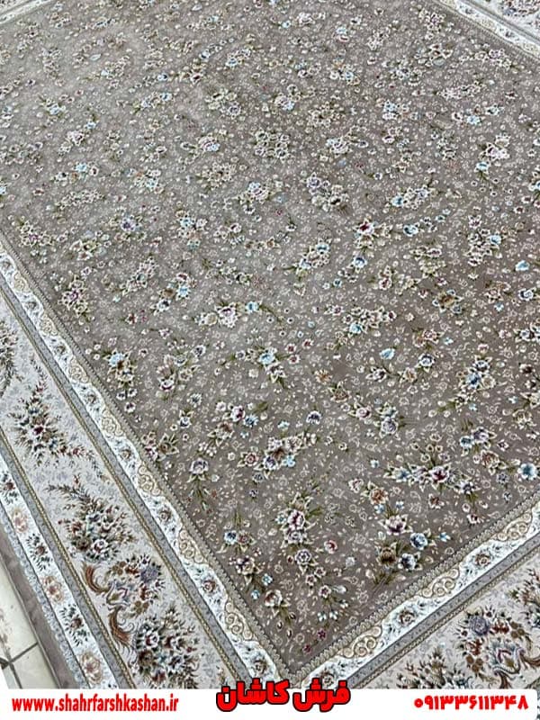 طرح کژال فرش افشان شکلاتی 1500 شانه — تصویر ۲