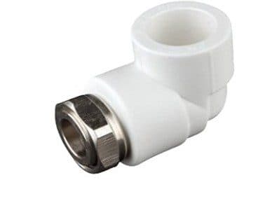 زانو یکسر ماسوره فلزی تک لایه سایز 25*3/4″