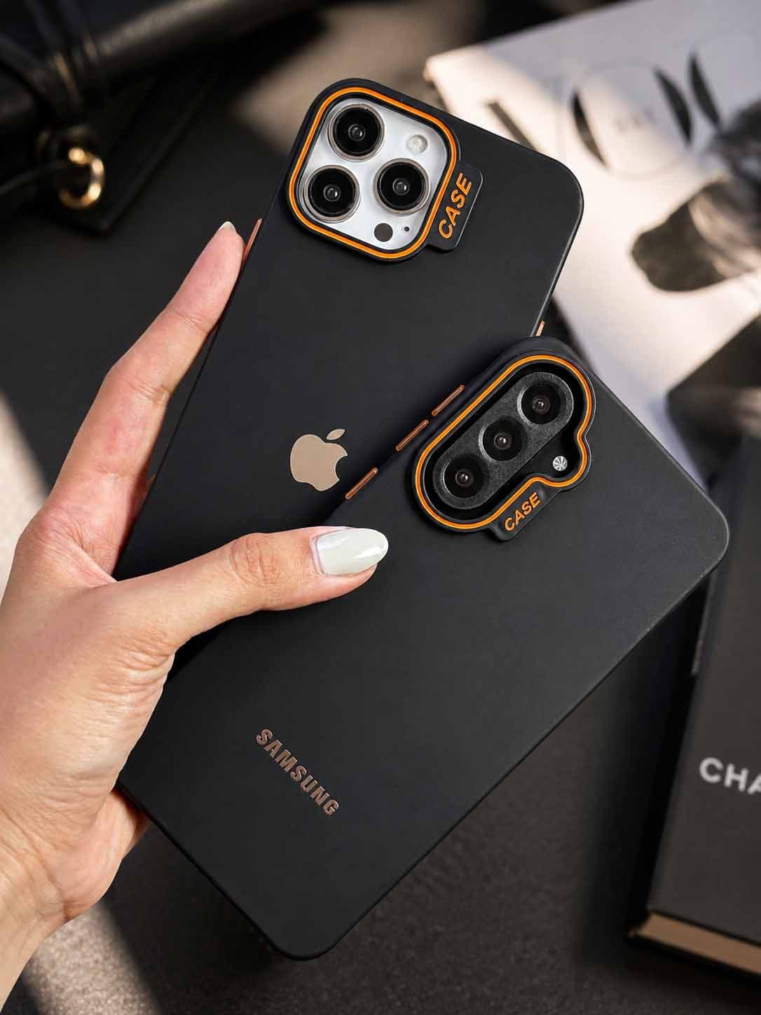 قاب گوشی orange black — تصویر ۲