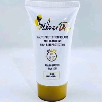 کرم ضد آفتاب رنگی سیلور دی spf50 — تصویر ۲