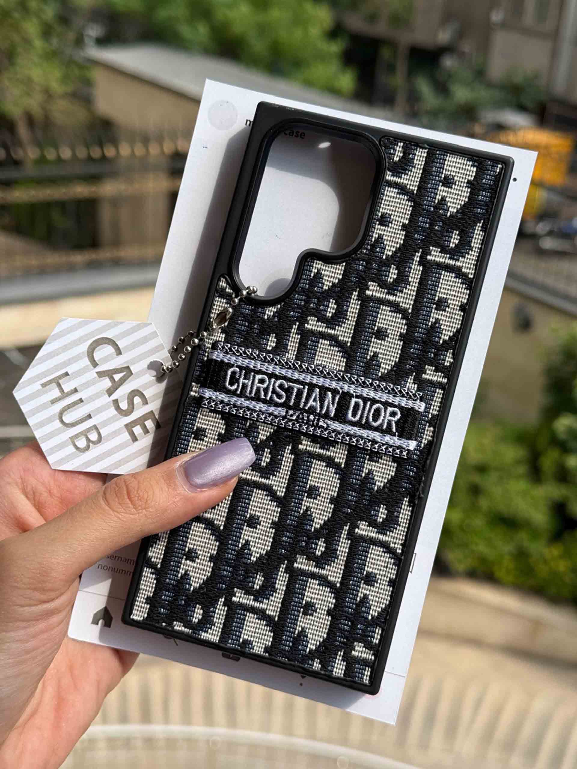 کاور گوشی Christian Dior پارچه ای