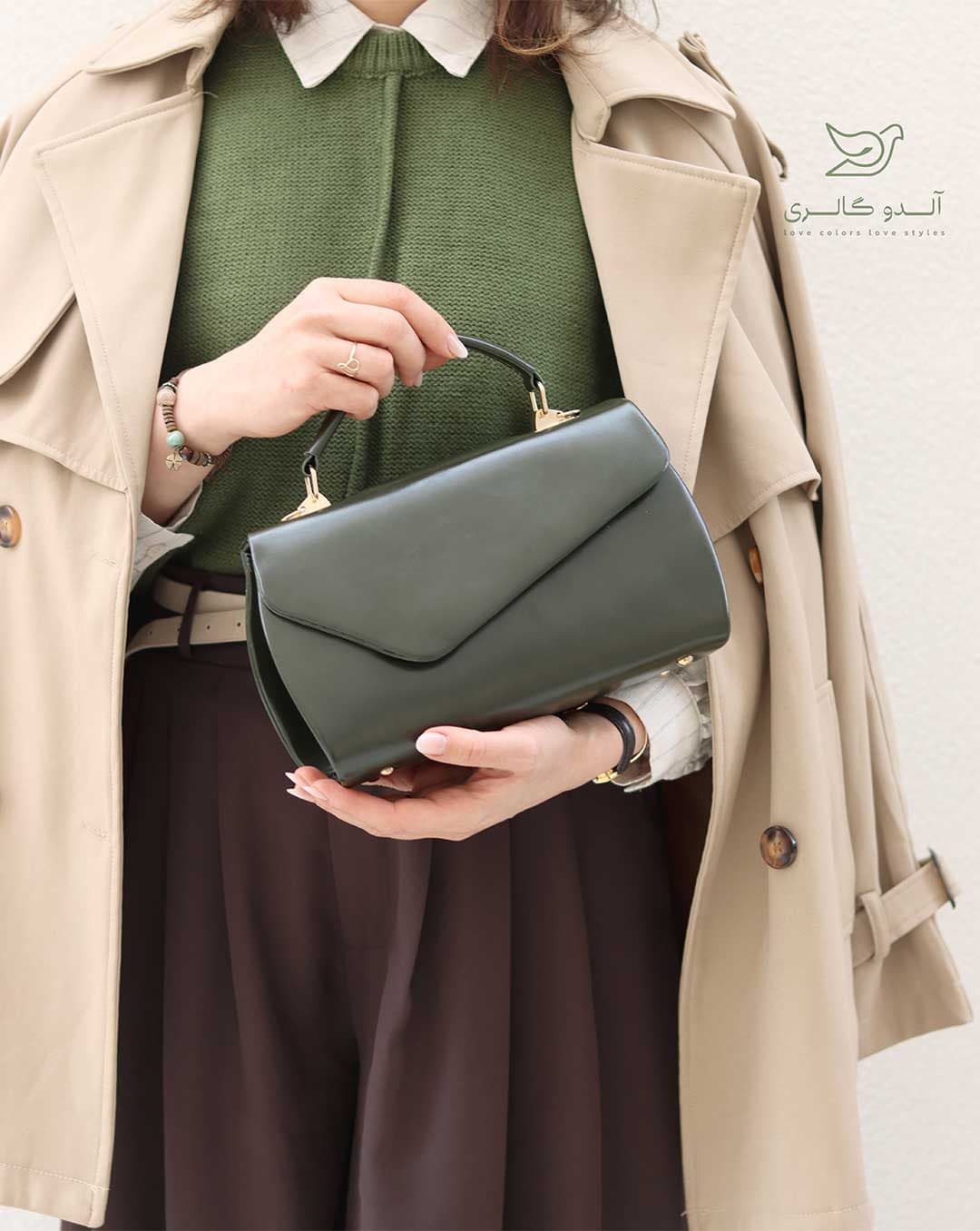 کیف دستی دوشی دو طرفه سرنی