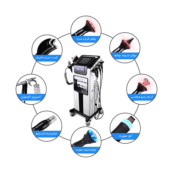 دستگاه سوپرفیشیال اکسیژنو 8 هندپیس — تصویر ۴
