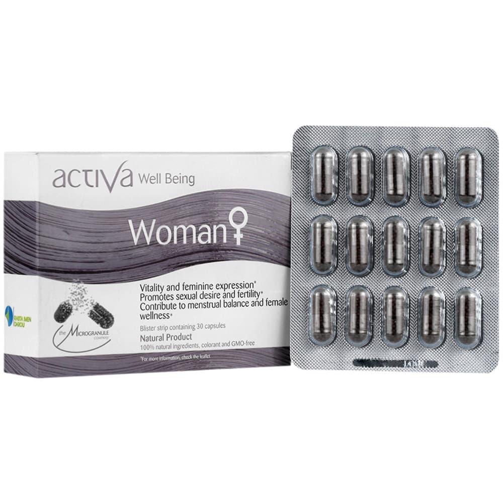 کپسول اکتیوا ولبیینگ وومن رستا ایمن دارو بسته 30 عددی