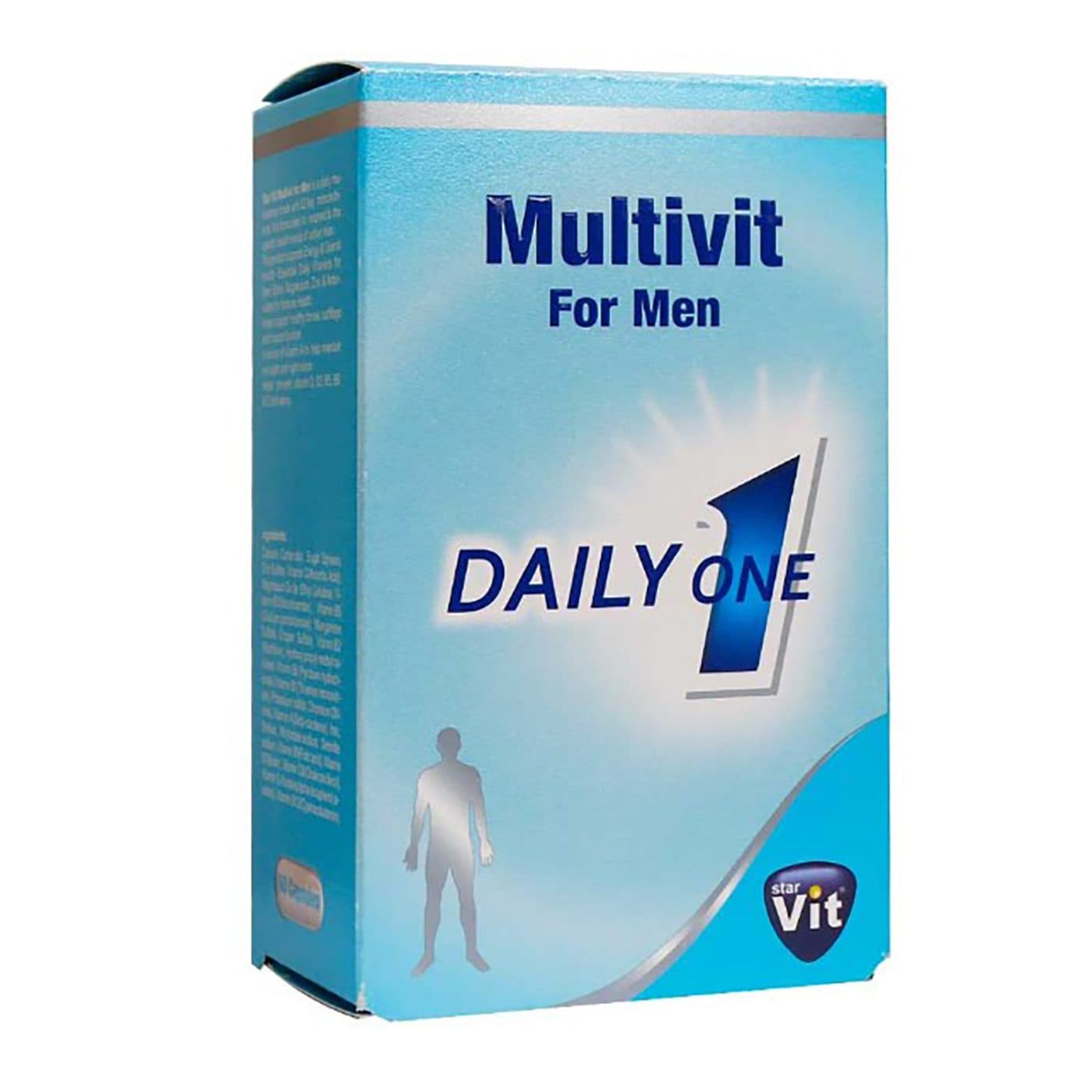 کپسول مولتی ویت آقایان استار ویت بسته 60 عددی — تصویر ۲