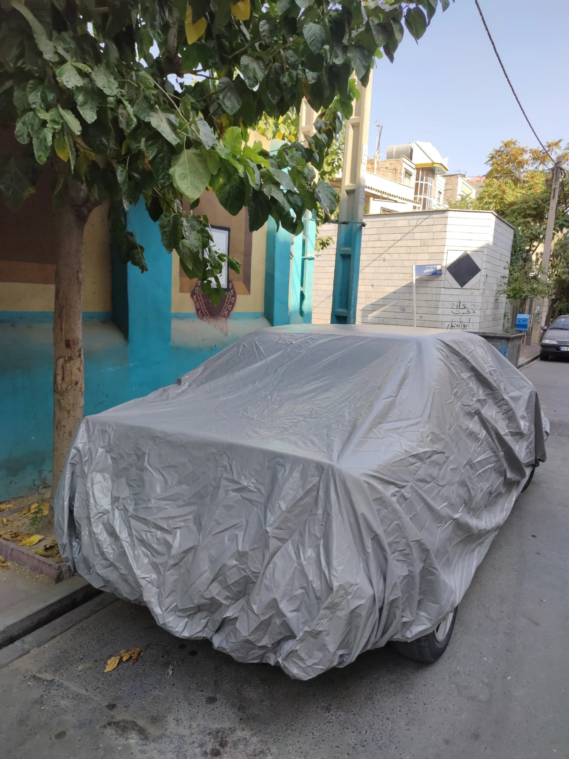 چادر ماشین پژو 405 | ضدآب و ضدآفتاب با گارانتی — تصویر ۳