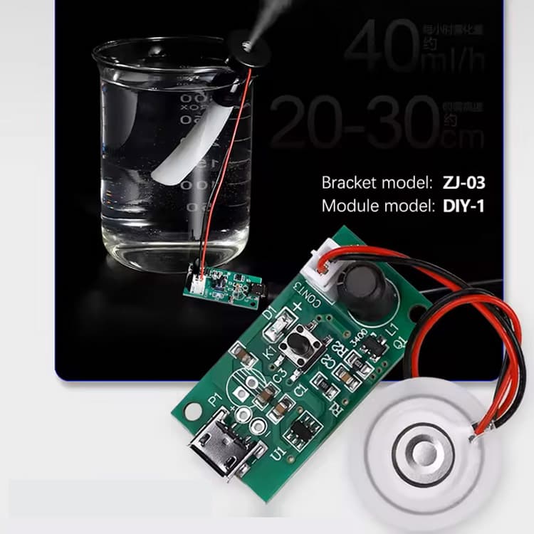 ماژول تولید بخار سرد با متعلقات دارای ورودی Micro-USB — تصویر ۲
