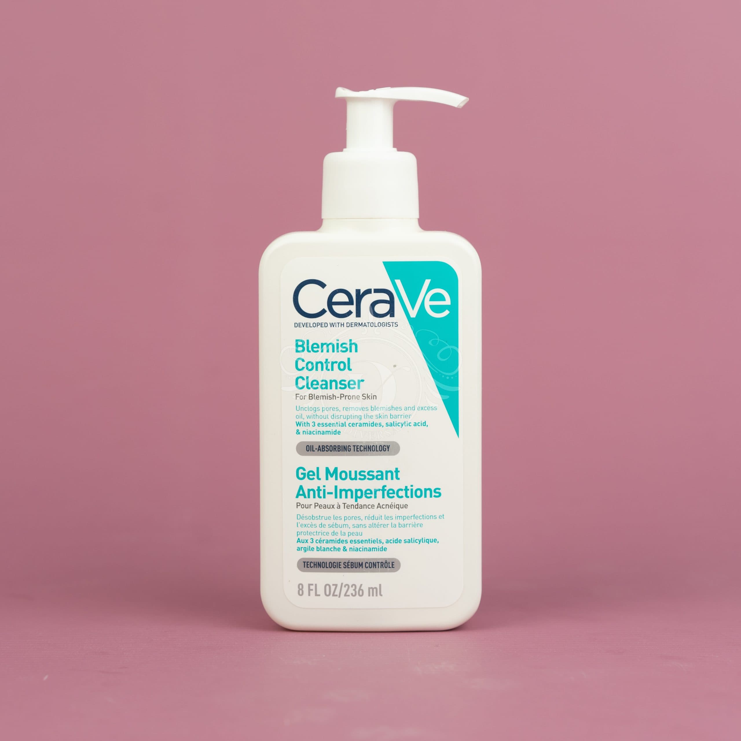 ژل شستشوی صورت ضد لک و جوش سراوی – CeraVe Blemish Control Cleanser — تصویر ۳