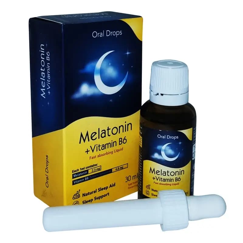 قطره ملاتونین ویتامین ب 6 خوارزمی -30 میلی لیتر — تصویر ۲