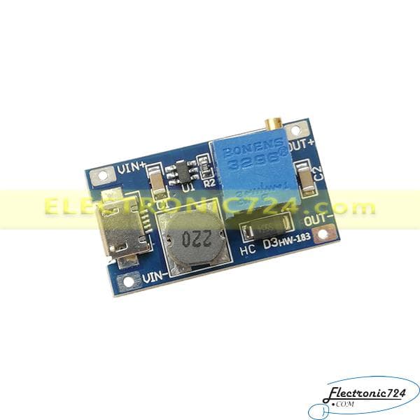 ماژول DC To DC step up 2A Micro USB — تصویر ۴