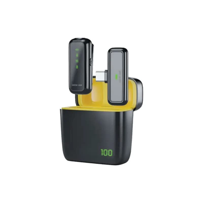 میکروفن بی سیم گرین لاین مدل GM-65X تایپ سی — تصویر ۲