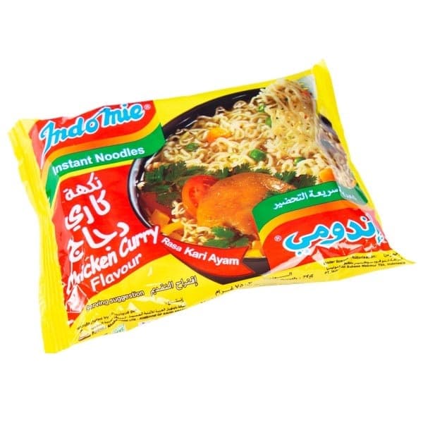 نودل اندومی مرغ و کاری