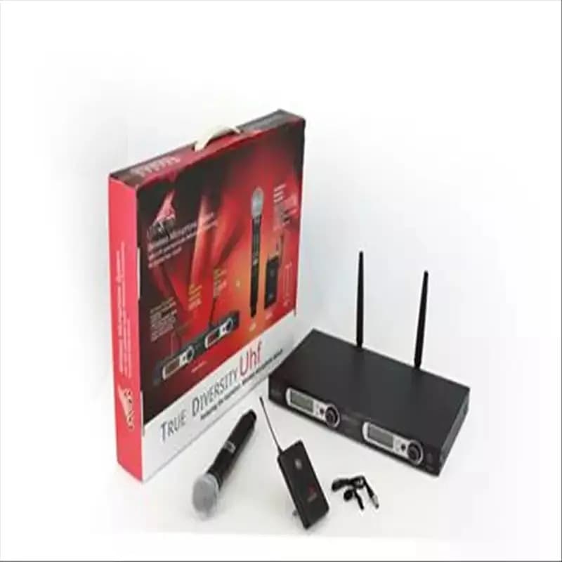 میکروفون بی سیم دو کانال دستی یقه ای دی اند دی D&D UH50HC