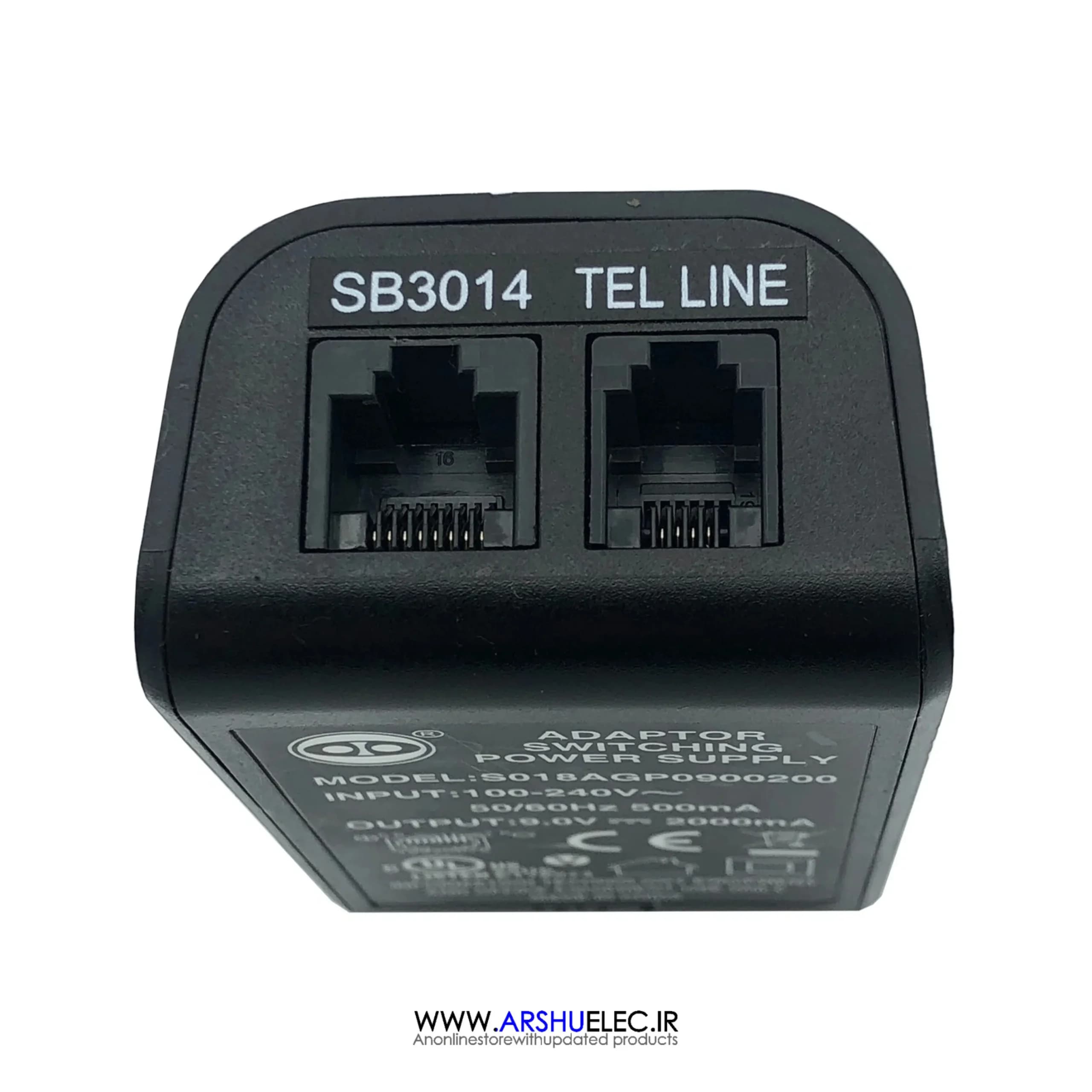 آداپتور 9 ولت 2 آمپر سوئیچینگ مدل S018AGP0900200 مناسب مودم و دستگاه های الکترونیکی — تصویر ۴