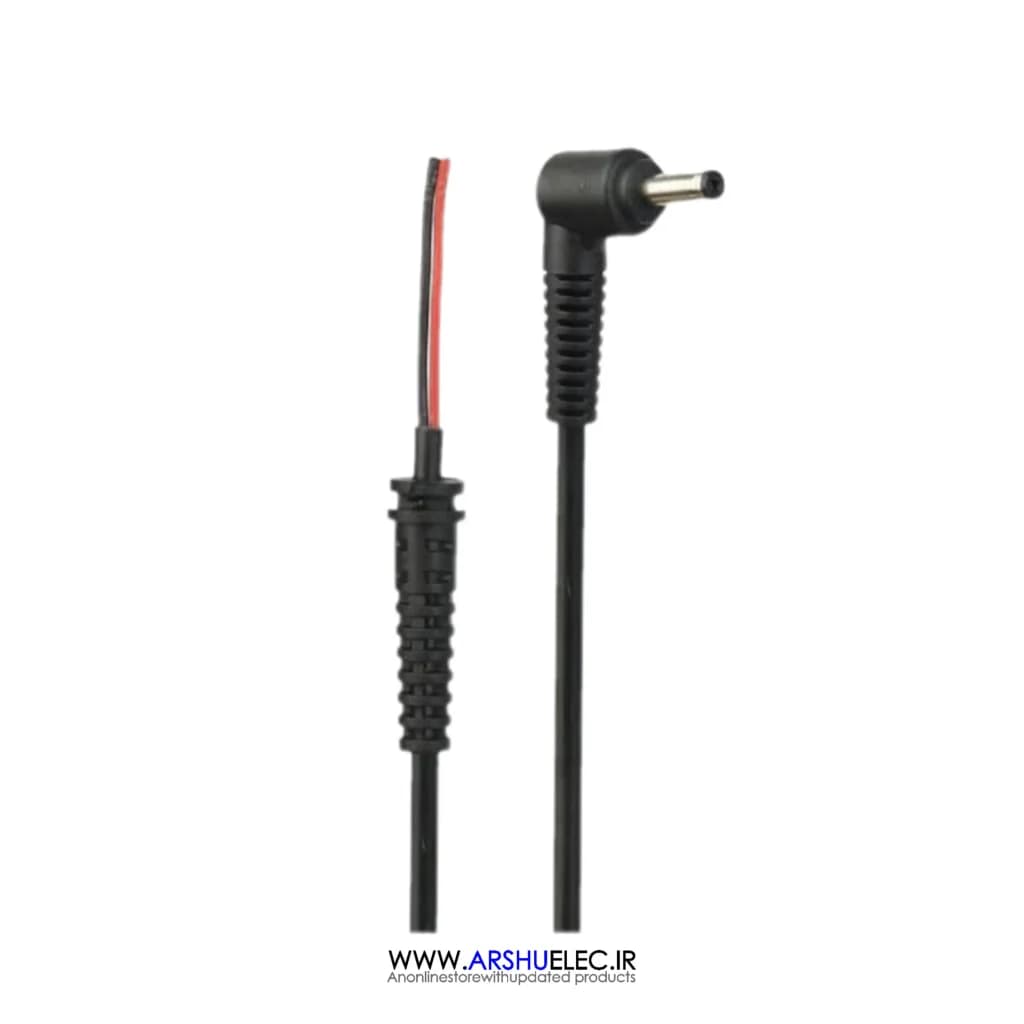 کابل آداپتور سر سوزنی لپ‌تاپ ایسوس 4*1.35mm زنبوکی سرفیش بزرگ — تصویر ۳