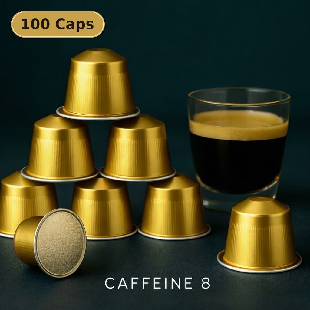 کپسول قهوه پی تی ایتالیا کافئین ۸ بسته 100 عددی