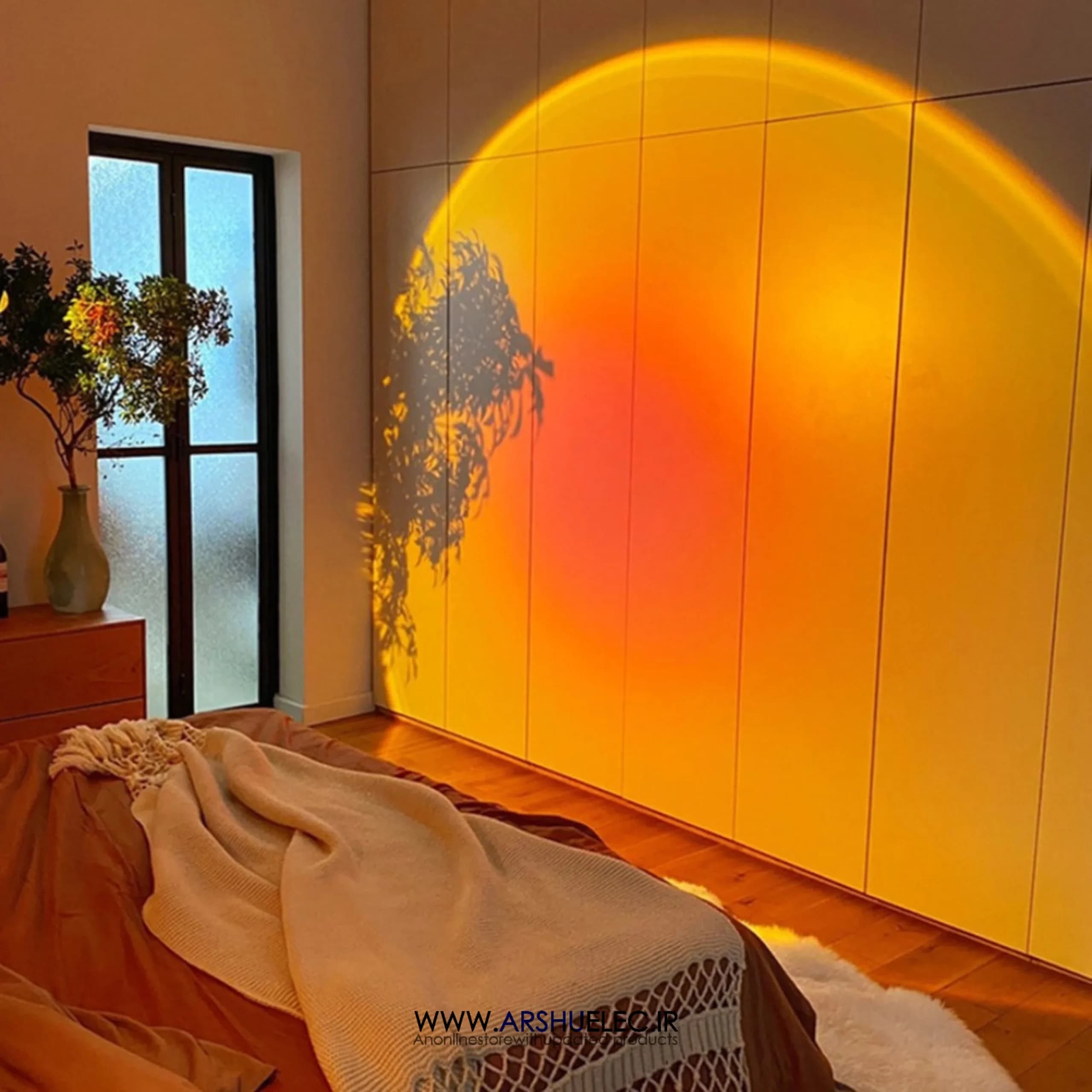 لامپ غروب آفتاب SUNSET LAMP — تصویر ۴