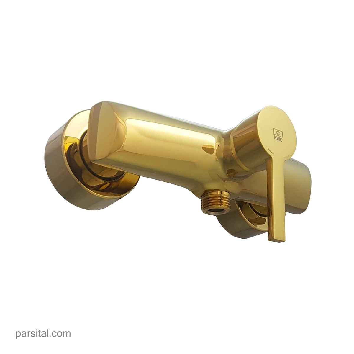 شیر توالت کی دبلیو سی مدل متیس طلایی pvd — تصویر ۴