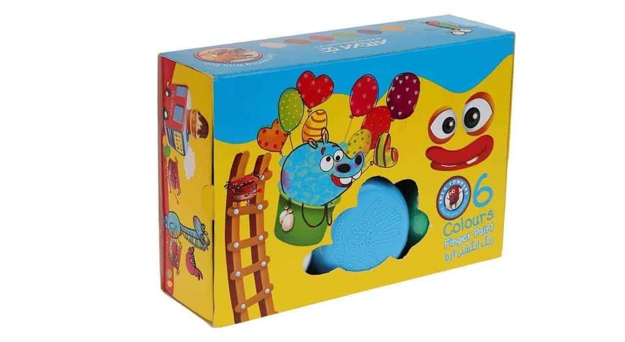 رنگ انگشتی آریا 6 رنگ جعبه ای – کد 1178