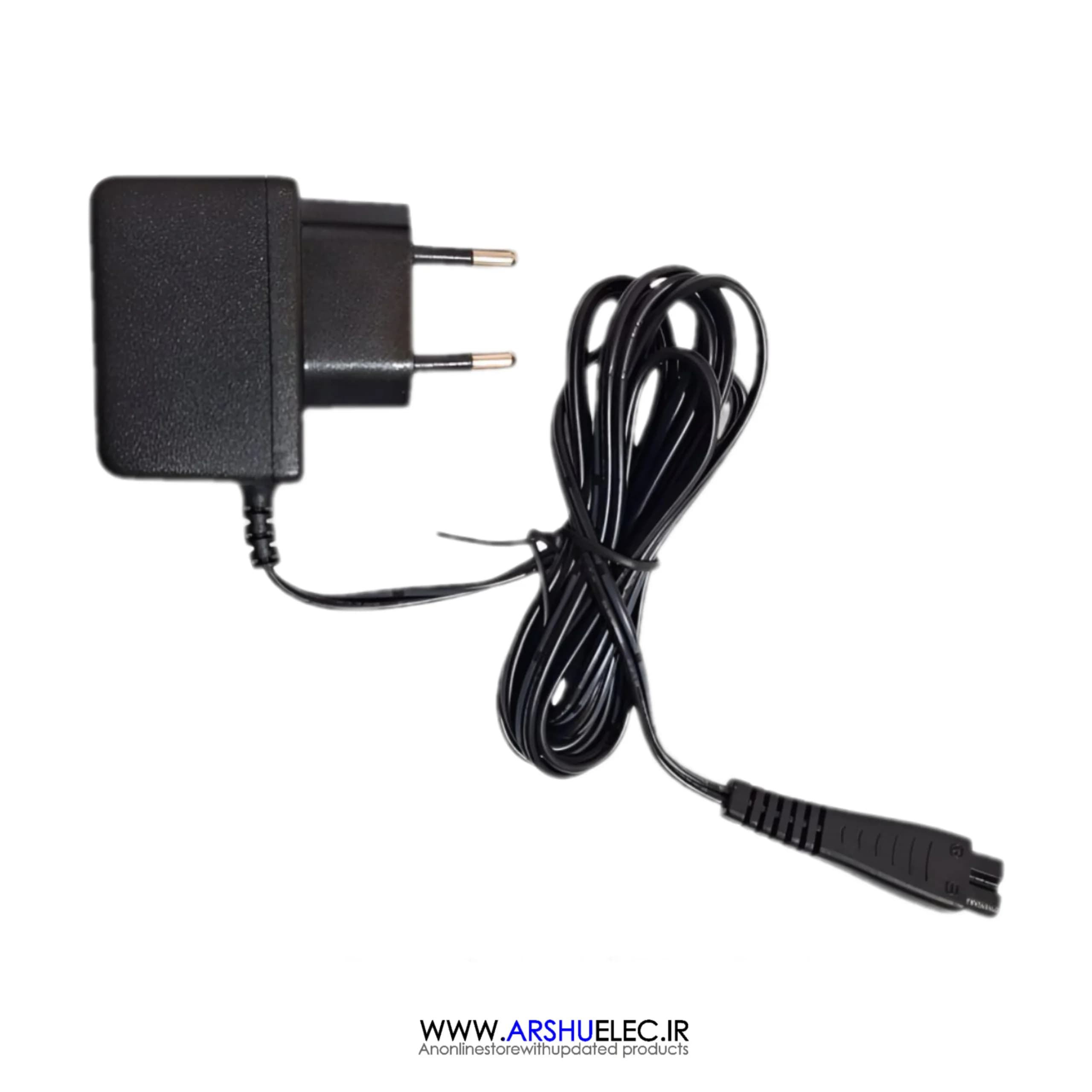 آداپتور 5 ولت 1 آمپر ریش‌تراش | مناسب انواع ماشین اصلاح شارژی | 5V 1A Shaver Adapter — تصویر ۲